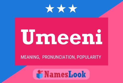 Umeeni Name Poster