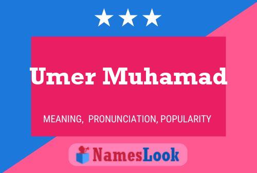 Umer Muhamad Name Poster