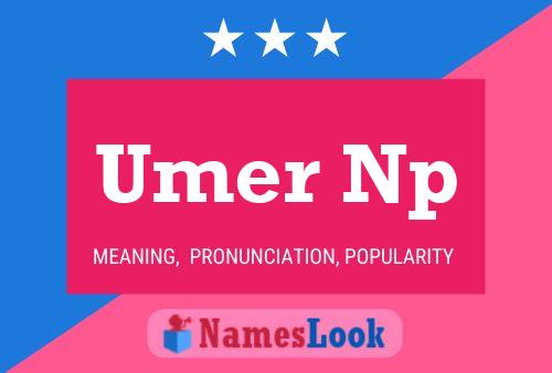 Umer Np Name Poster