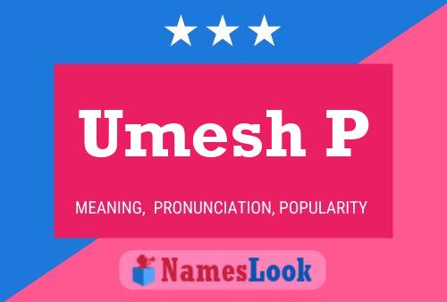 Umesh P Name Poster