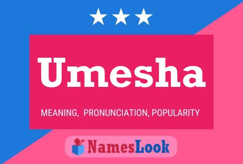 Umesha Name Poster