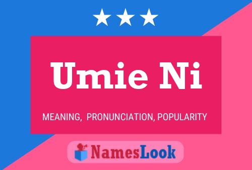 Umie Ni Name Poster