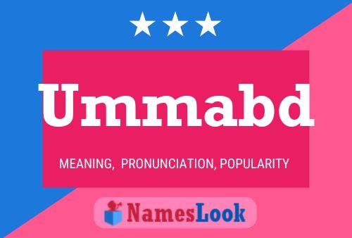 Ummabd Name Poster