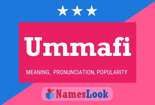 Ummafi Name Poster