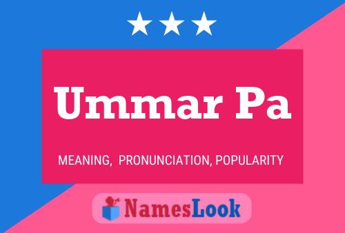 Ummar Pa Name Poster