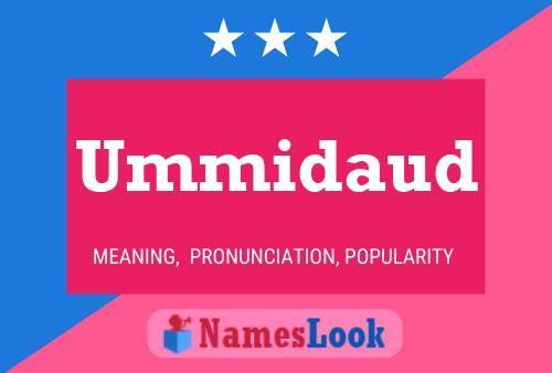 Ummidaud Name Poster