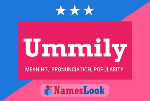 Ummily Name Poster