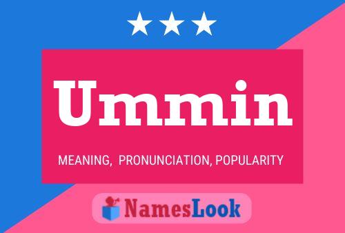 Ummin Name Poster