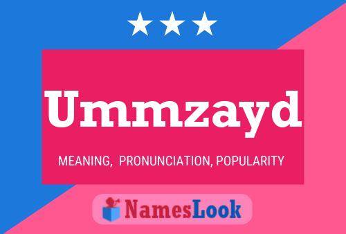 Ummzayd Name Poster