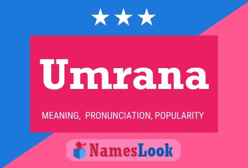 Umrana Name Poster