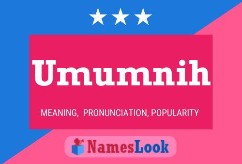 Umumnih Name Poster