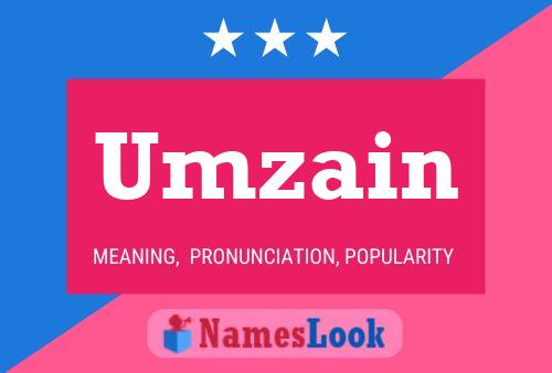 Umzain Name Poster