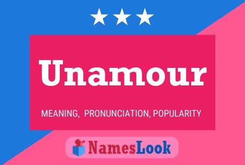 Unamour Name Poster