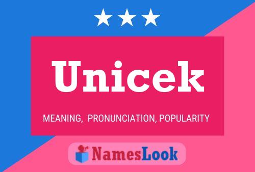 Unicek Name Poster