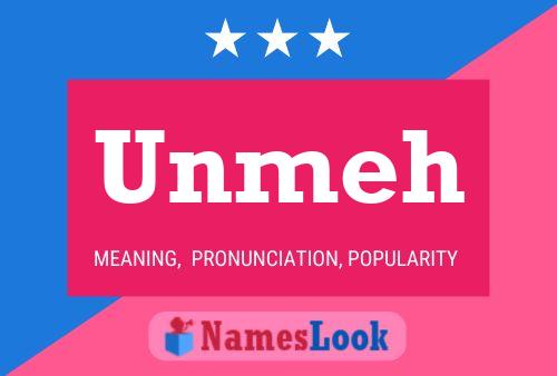 Unmeh Name Poster