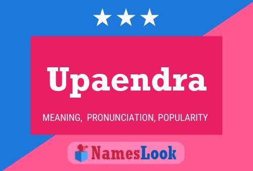 Upaendra Name Poster