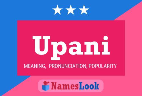 Upani Name Poster