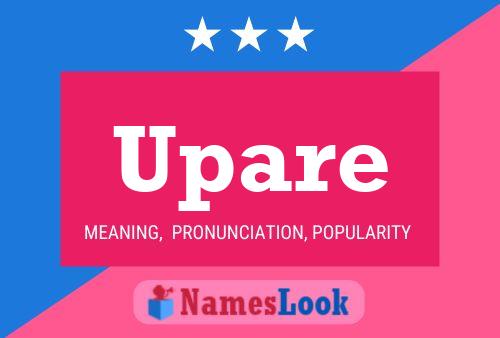 Upare Name Poster