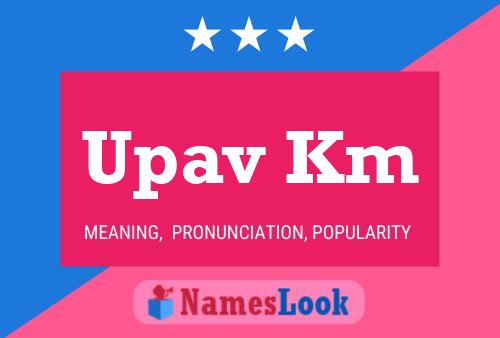 Upav Km Name Poster