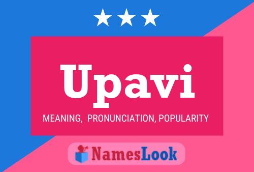 Upavi Name Poster