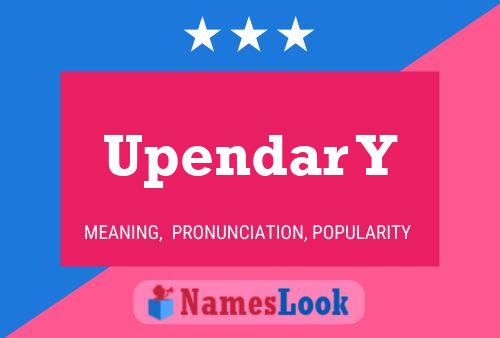 Upendar Y Name Poster