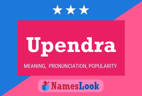 Upendra Name Poster