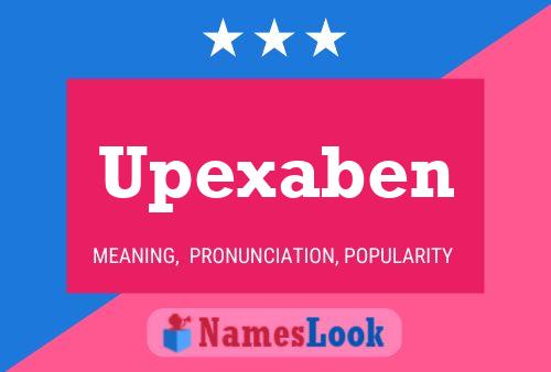 Upexaben Name Poster