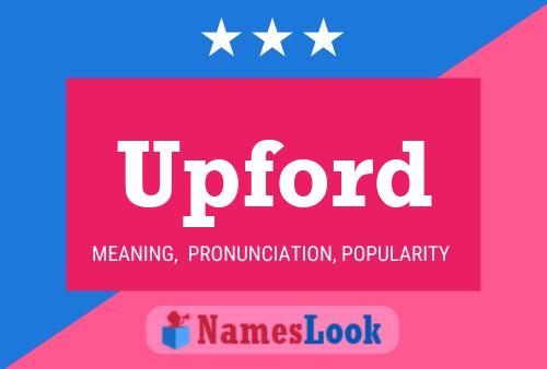 Upford Name Poster