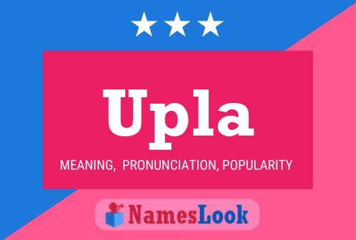 Upla Name Poster