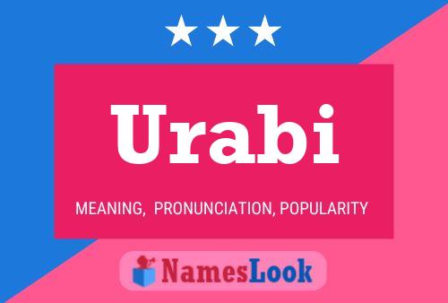 Urabi Name Poster