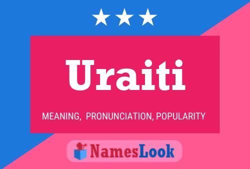 Uraiti Name Poster