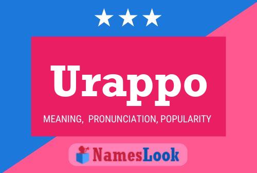 Urappo Name Poster