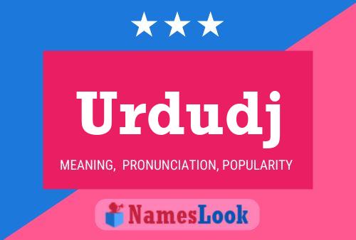 Urdudj Name Poster