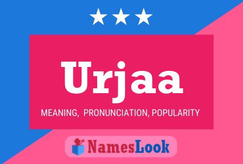 Urjaa Name Poster