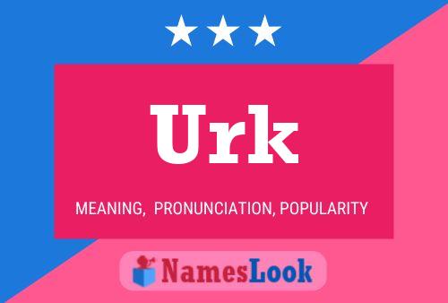 Urk Name Poster