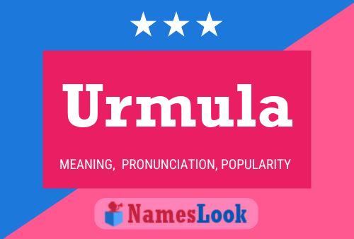 Urmula Name Poster