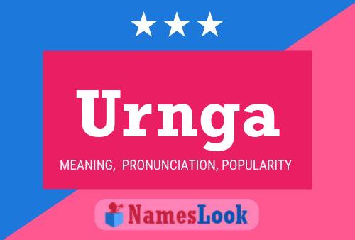 Urnga Name Poster