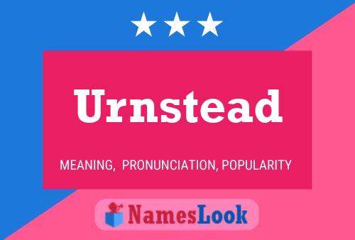 Urnstead Name Poster