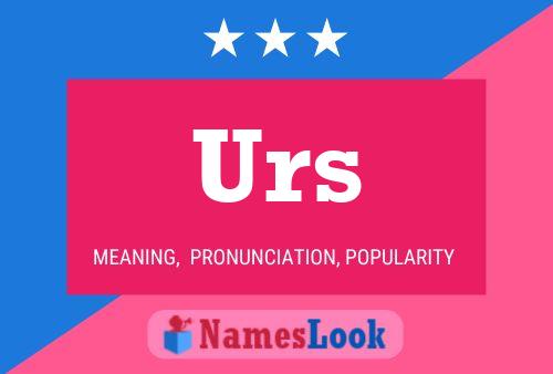 Urs Name Poster