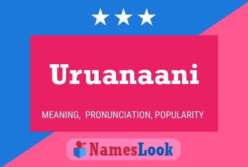 Uruanaani Name Poster