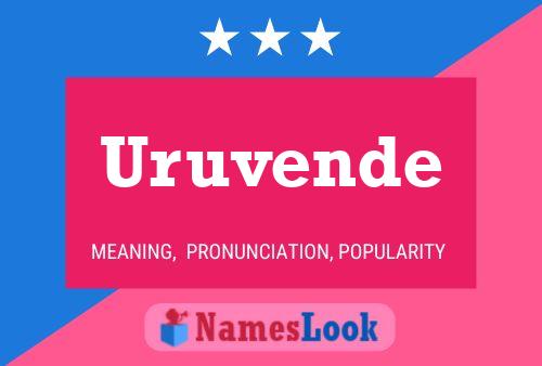 Uruvende Name Poster