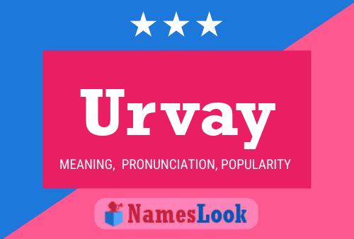 Urvay Name Poster