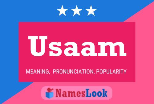 Usaam Name Poster