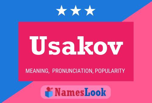 Usakov Name Poster