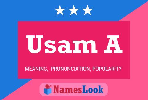 Usam A Name Poster