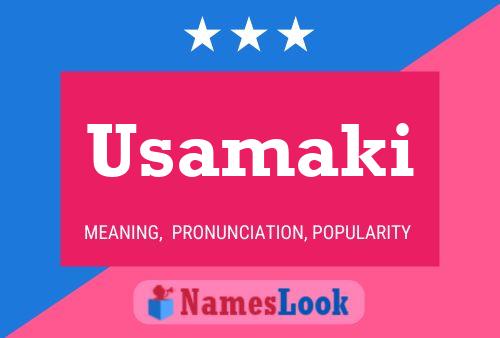 Usamaki Name Poster