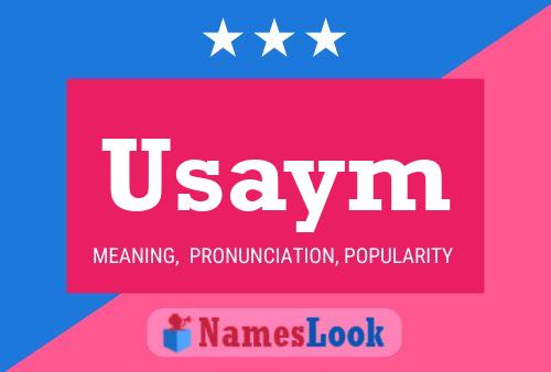 Usaym Name Poster