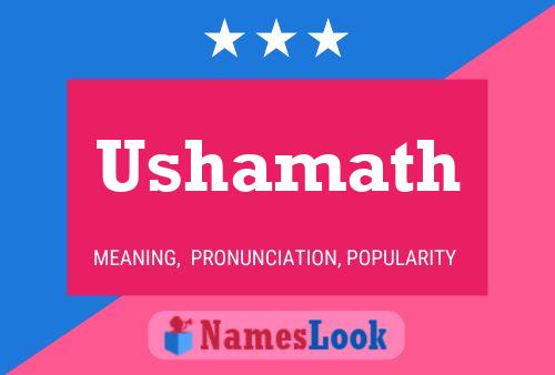 Ushamath Name Poster