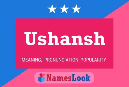 Ushansh Name Poster