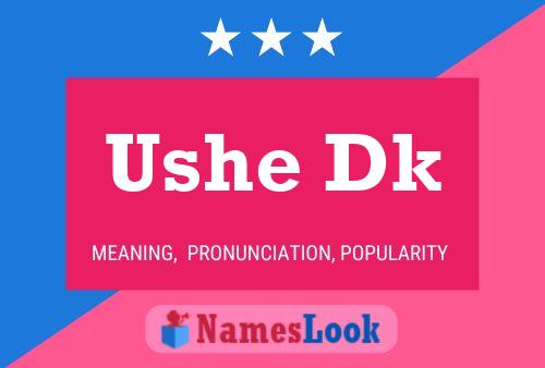 Ushe Dk Name Poster